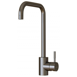 Смеситель для кухни MIXLINE MLSS-0301BL из нержавеющей стали, чёрный графит
