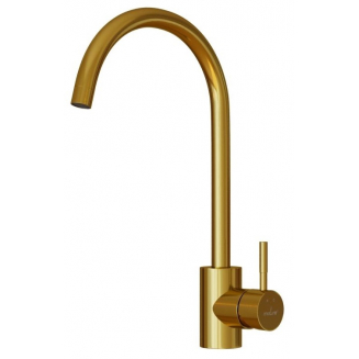 Смеситель для кухни MIXLINE MLSS-0303G из нержавеющей стали, золото