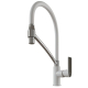 Смеситель для кухни MIXLINE Plus City White ML33-108 с гибким изливом, белый/хром