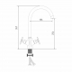 Смеситель для кухни MIXLINE Plus Cross ML37-032 хром
