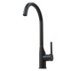Смеситель для кухни MIXLINE Plus Round Black ML23-032 чёрный