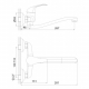 Смеситель для кухни настенный ROSSINKA A35-24
