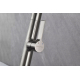 Смеситель для кухни PAULMARK Barrel Metallum с гибким изливом, сталь