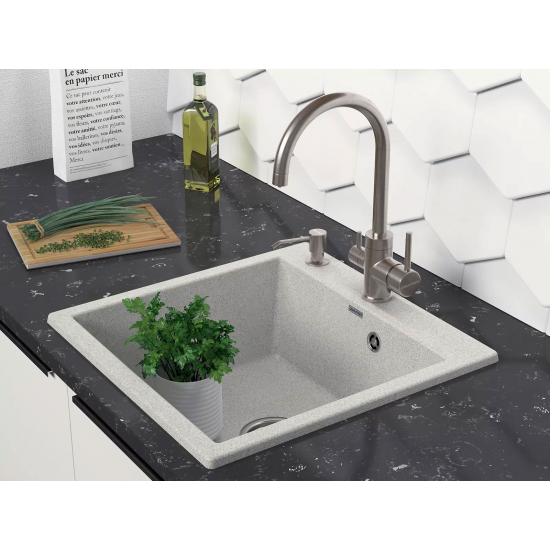 Смеситель для кухни PAULMARK Essen Es213211 Metallum с краном для питьевой воды, сталь