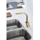 Смеситель для кухни PAULMARK Essen Metallum с краном для питьевой воды, золото