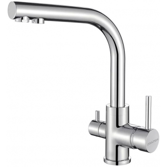 Смеситель для кухни PAULMARK Essen Metallum с краном для питьевой воды
