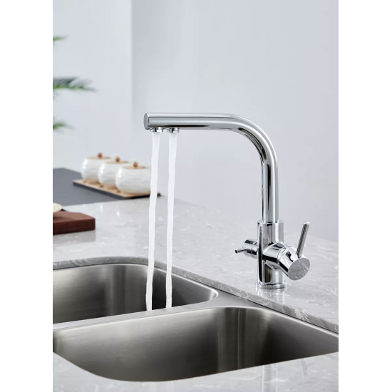 Смеситель для кухни PAULMARK Essen Metallum с краном для питьевой воды