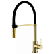 Смеситель для кухни PAULMARK Halt Metallum с гибким изливом, золото