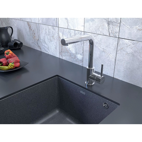Смеситель для кухни PAULMARK Kassel Metallum с вытяжным изливом