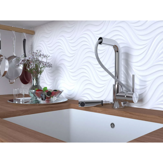 Смеситель для кухни PAULMARK Kassel Metallum с вытяжным изливом