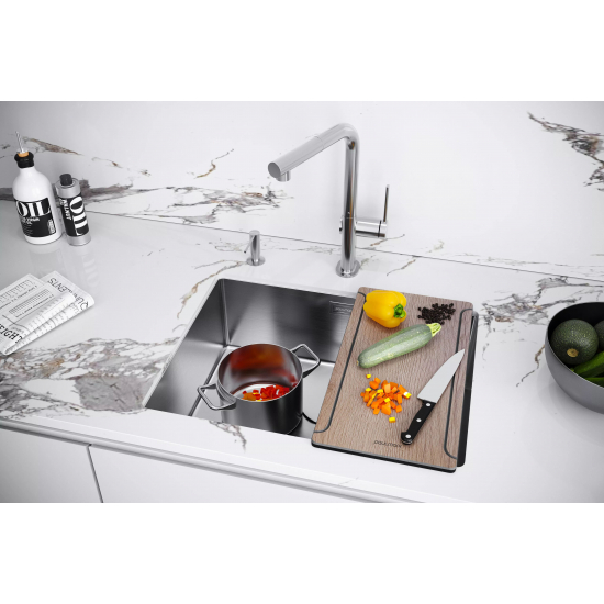 Смеситель для кухни PAULMARK Neo Metallum с вытяжным изливом