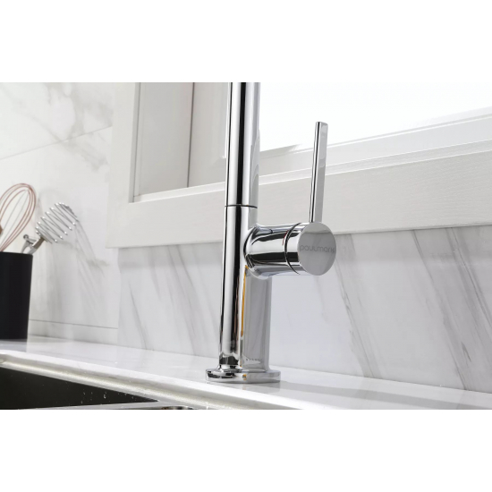 Смеситель для кухни PAULMARK Neo Metallum с вытяжным изливом