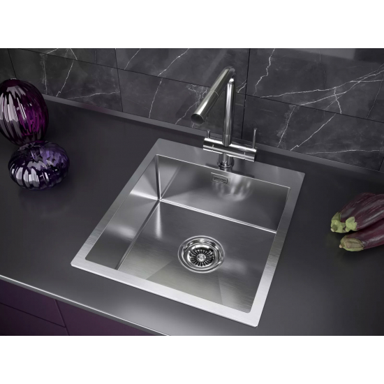 Смеситель для кухни PAULMARK Skalen Metallum с краном для питьевой воды, сталь