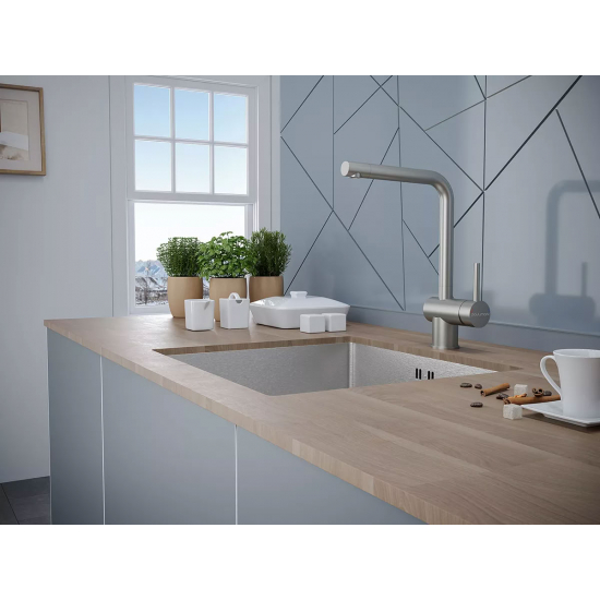 Смеситель для кухни PAULMARK Spring Metallum, сталь
