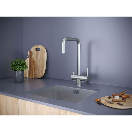 Смеситель для кухни PAULMARK Wetter Metallum с краном для питьевой воды, сталь
