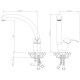 Смеситель для кухни ROSSINKA Y35-23