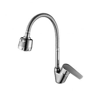 Смеситель для кухни с гибким изливом ROSSINKA S35-26