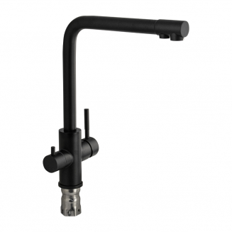 Смеситель для кухни с подключением к фильтру MAGNUS М91120 черный