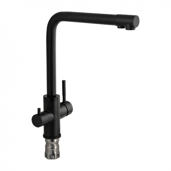 Смеситель для кухни с подключением к фильтру MAGNUS М91120 черный