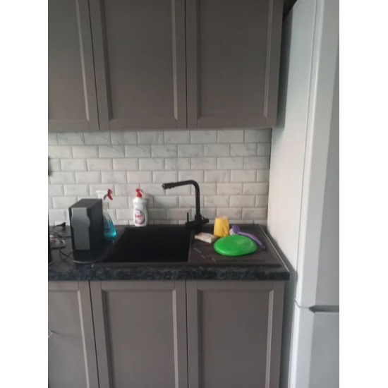 Смеситель для кухни с подключением к фильтру с питьевой водой FRUD R43053-7 чёрный