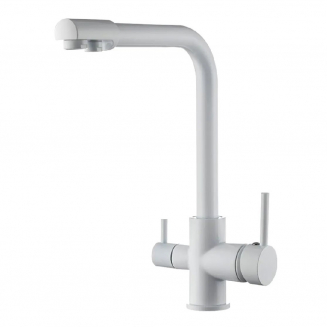 Смеситель для кухни с подключением к фильтру с питьевой водой FRUD R43053-8 белый
