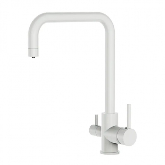 Смеситель для кухни с подключением к фильтру с питьевой водой FRUD R43054-8 белый