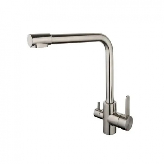 Смеситель для кухни с подключением к фильтру с питьевой водой GAPPO G4399-1 нержавеющая сталь