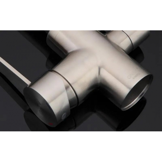 Смеситель для кухни с подключением к фильтру с питьевой водой GAPPO G4399-1 нержавеющая сталь