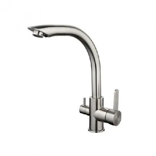 Смеситель для кухни с подключением к фильтру с питьевой водой GAPPO G4399 нержавеющая сталь
