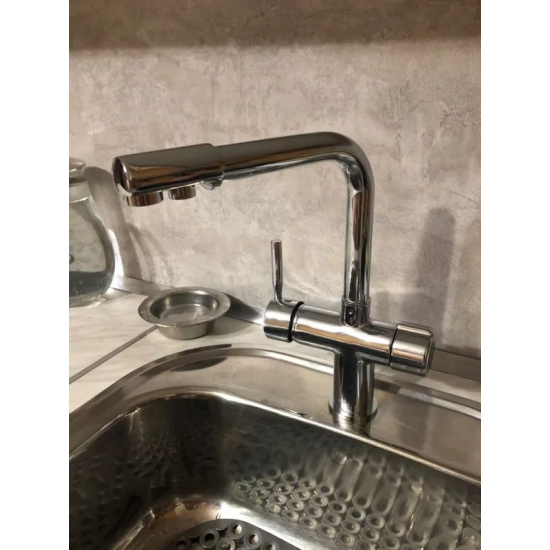 Смеситель для кухни с подключением к фильтру с питьевой водой HAIBA HB70088