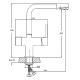 Смеситель для кухни с подключением к фильтру с питьевой водой HAIBA HB70088