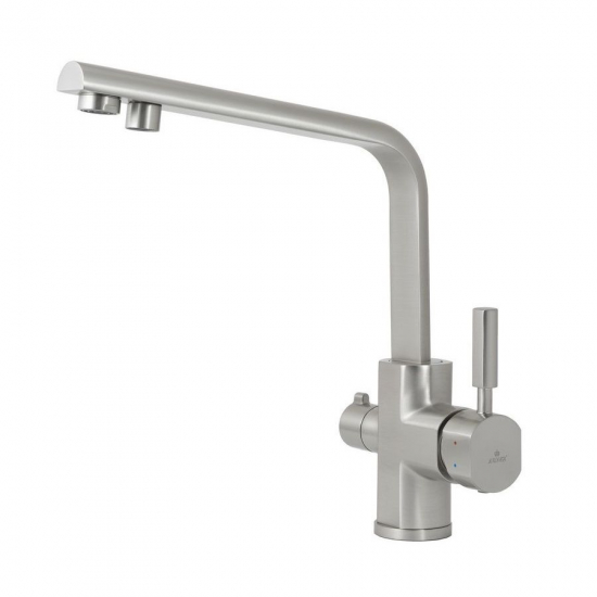Смеситель для кухни с подключением к фильтру с питьевой водой KAISER Decor 40144-5 никель
