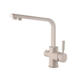 Смеситель для кухни с подключением к фильтру с питьевой водой KAISER Decor 40144-8 песочный