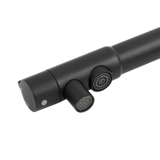 Смеситель для кухни с подключением к фильтру с питьевой водой KAISER Decor 40144-9 черный матовый