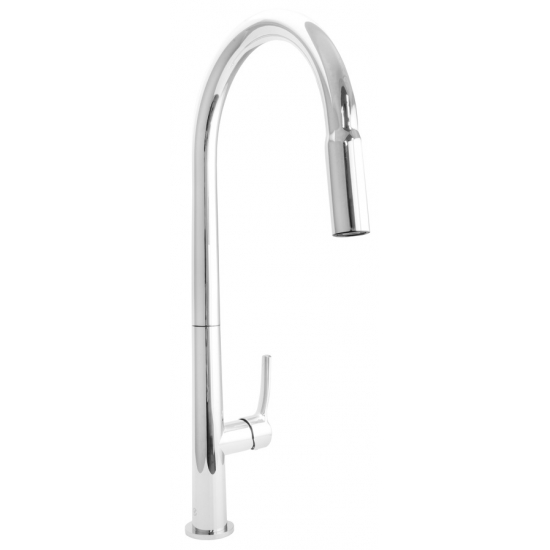 Смеситель для кухни SANTREK AQUA Prestige SAP-1038 с вытяжным изливом, хром