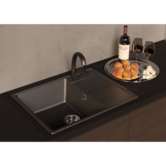 Смеситель для кухни ULGRAN Quartz UQ-007 космос