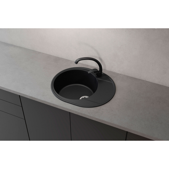 Смеситель для кухни ULGRAN Quartz UQ-007 уголь