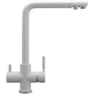 Смеситель для кухни ULGRAN Quartz UQ-016 с краном для питьевой воды, платина