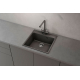 Смеситель для кухни ULGRAN Quartz UQ-016 с краном для питьевой воды, трюфель