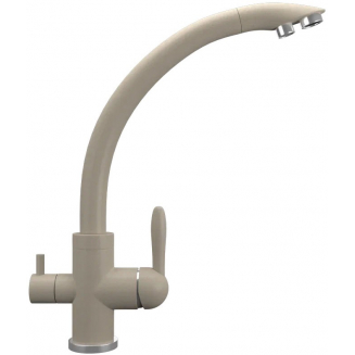 Смеситель для кухни ULGRAN Quartz UQ-017 с краном для питьевой воды, десерт