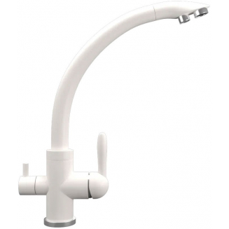 Смеситель для кухни ULGRAN Quartz UQ-017 с краном для питьевой воды, жасмин