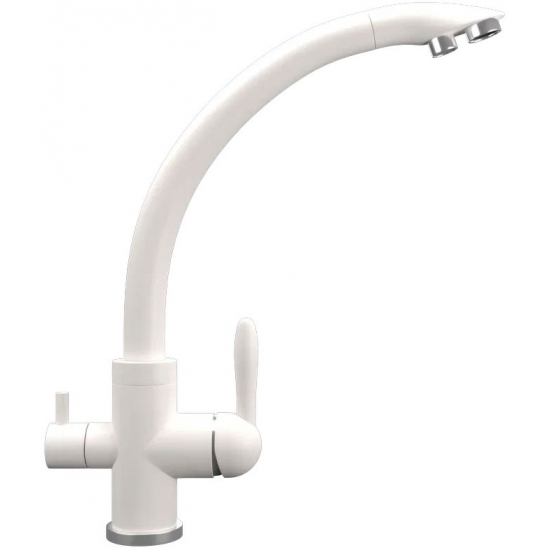 Смеситель для кухни ULGRAN Quartz UQ-017 с краном для питьевой воды, жасмин