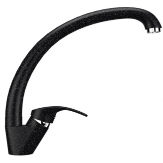 Смеситель для кухни ULGRAN U-007-308 чёрный