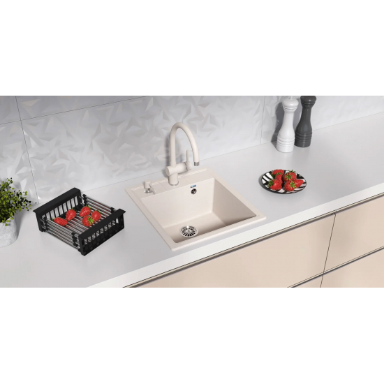 Смеситель для кухни ULGRAN U-021 331 белый