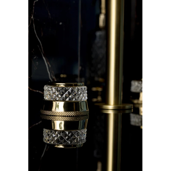 Смеситель для раковины BOHEME Aura 152-G-A золото