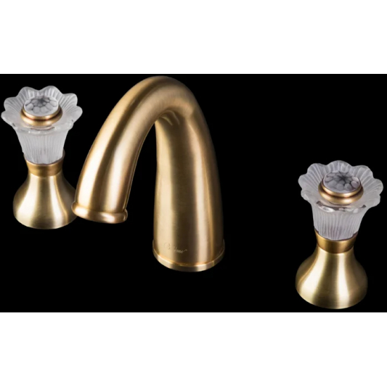 Смеситель для раковины BOHEME Camelia 317 бронза
