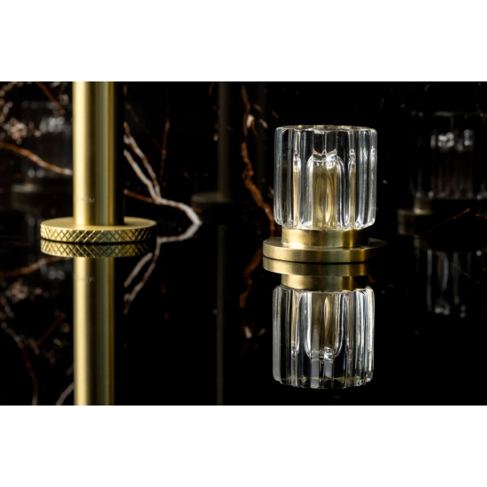 Смеситель для раковины BOHEME Elegante 152-MG-EL золото матовое 