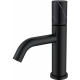 Смеситель для раковины BOHEME Stick 121-B-MR-B чёрный, чёрный мрамор