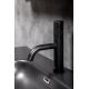 Смеситель для раковины BOHEME Stick 121-B-MR-B чёрный, чёрный мрамор