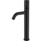 Смеситель для раковины BOHEME Stick 122-B-MR-B чёрный, чёрный мрамор